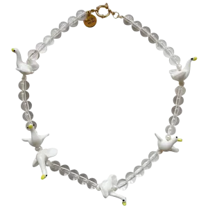 Collar Cisnes Transparente