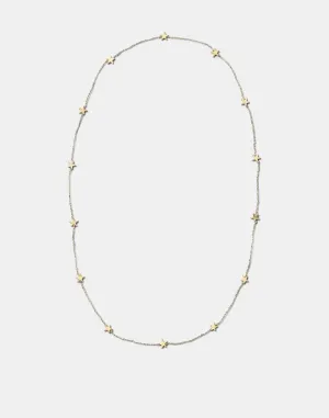 Collar hilo estrellas doradas