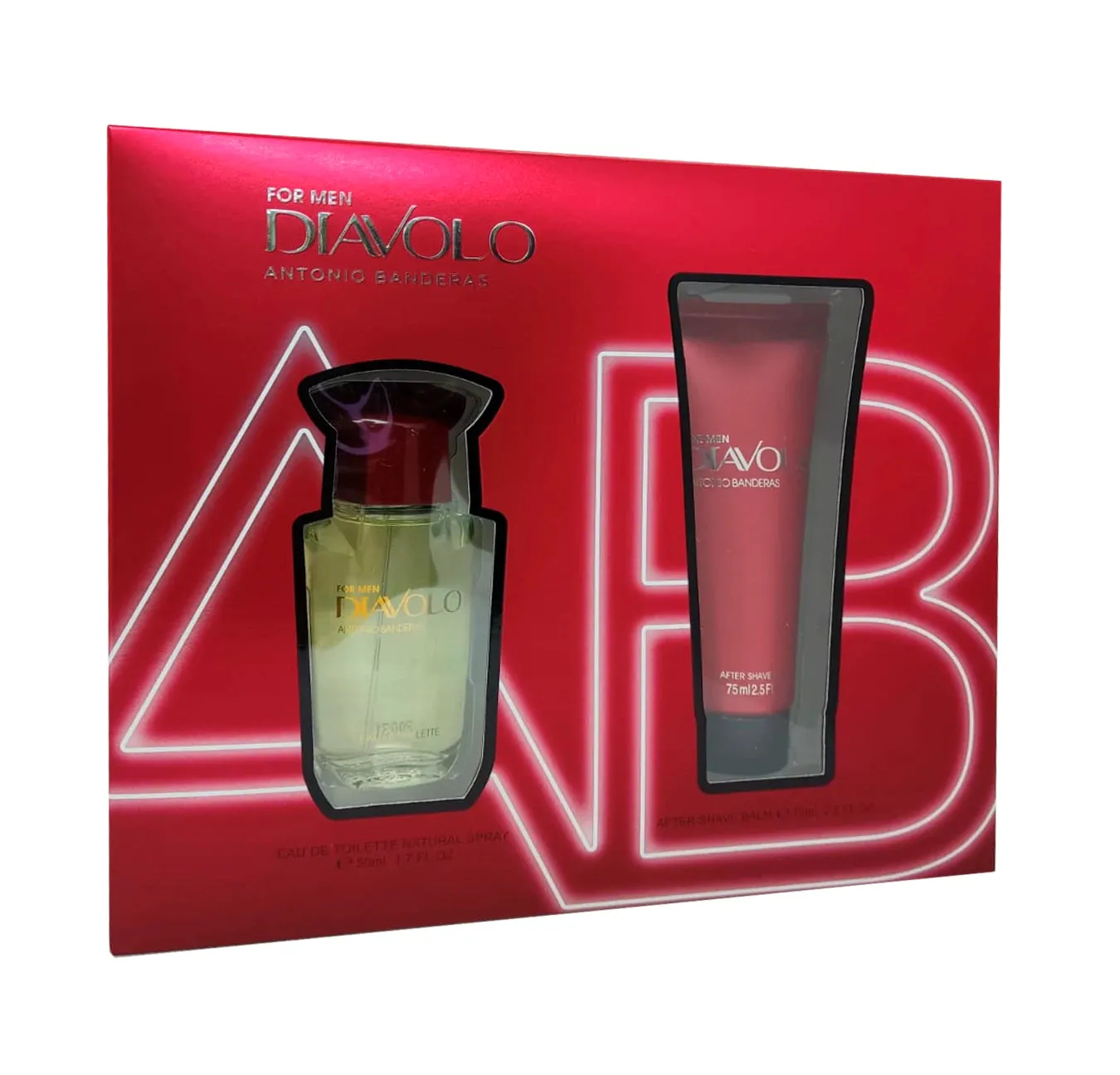 Estuche Diavolo Antonio Banderas Edt 50ml   75ml After Shave Hombre