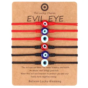 Evil Eye Anklet Bracelets for Women Red String Rope Knot Strand Bracelet mal de ojo Protection Jewelry (evileye bracelet anklets bulk)