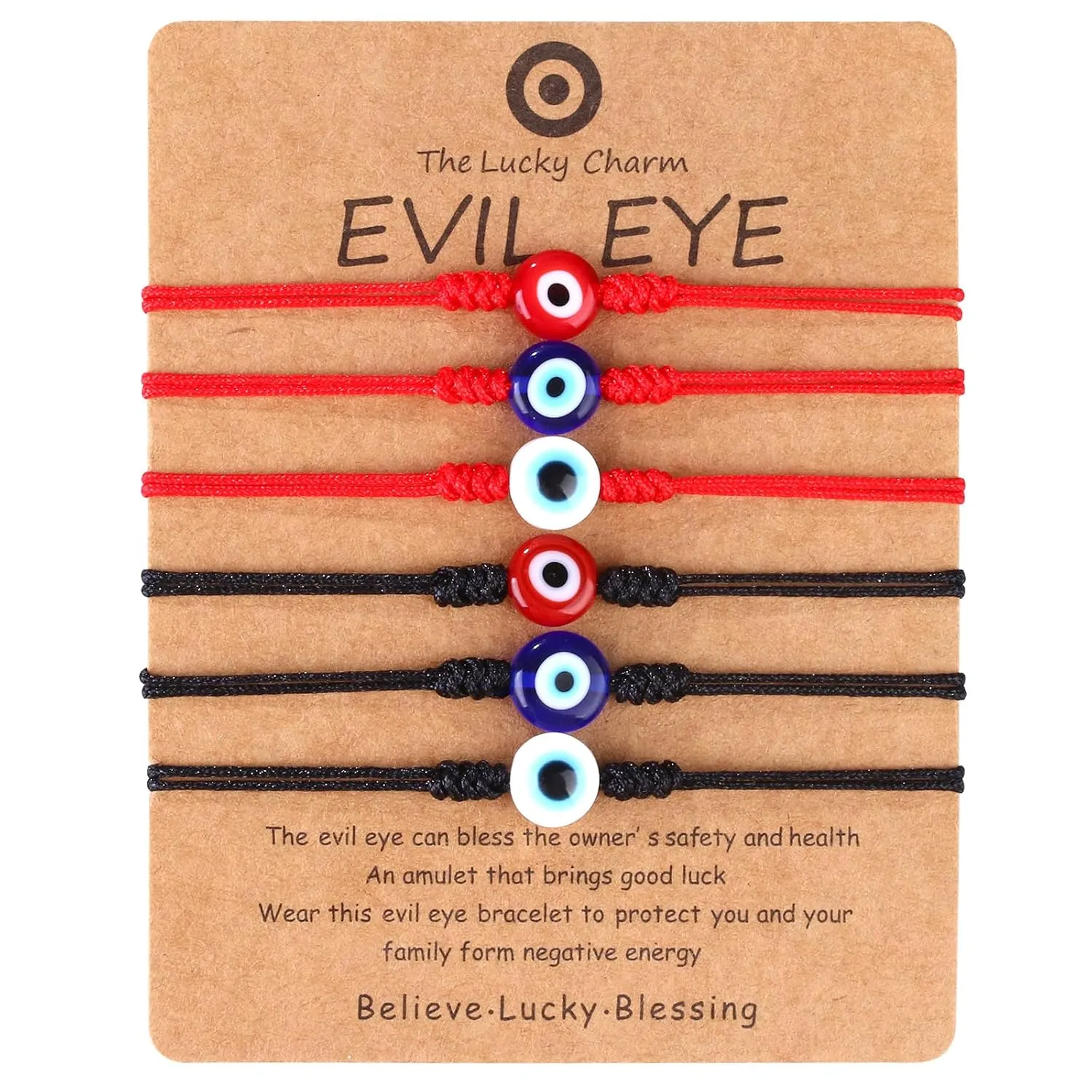 Evil Eye Anklet Bracelets for Women Red String Rope Knot Strand Bracelet mal de ojo Protection Jewelry (evileye bracelet anklets bulk)