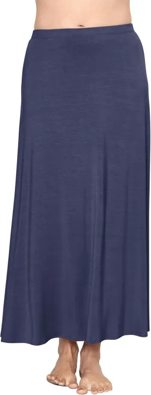 Knee Length and Midi A-Line Flowy Skirt | Comfortable Clothes for Women | S-5X