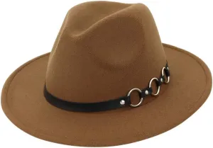 Mens Fedora Hat Classic 1920s Hat Short Brim Fedora Hats Winter Panama Hat for Men Women Fedora Sun Hats