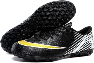 Men's Womens Soccer Shoes Football Cleats High-Tops Lace-Up Non-Slip Spikes Outdoor AG/FG Baseball Lacrosse Rugby Combat Boots