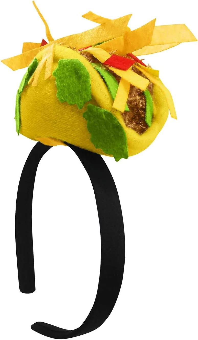 Nicky Bigs Novelties Mini Food Hat Headband - Vendor Costume Attire Accessory - Fun Headband for Adults