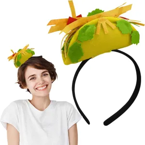 Nicky Bigs Novelties Mini Food Hat Headband - Vendor Costume Attire Accessory - Fun Headband for Adults