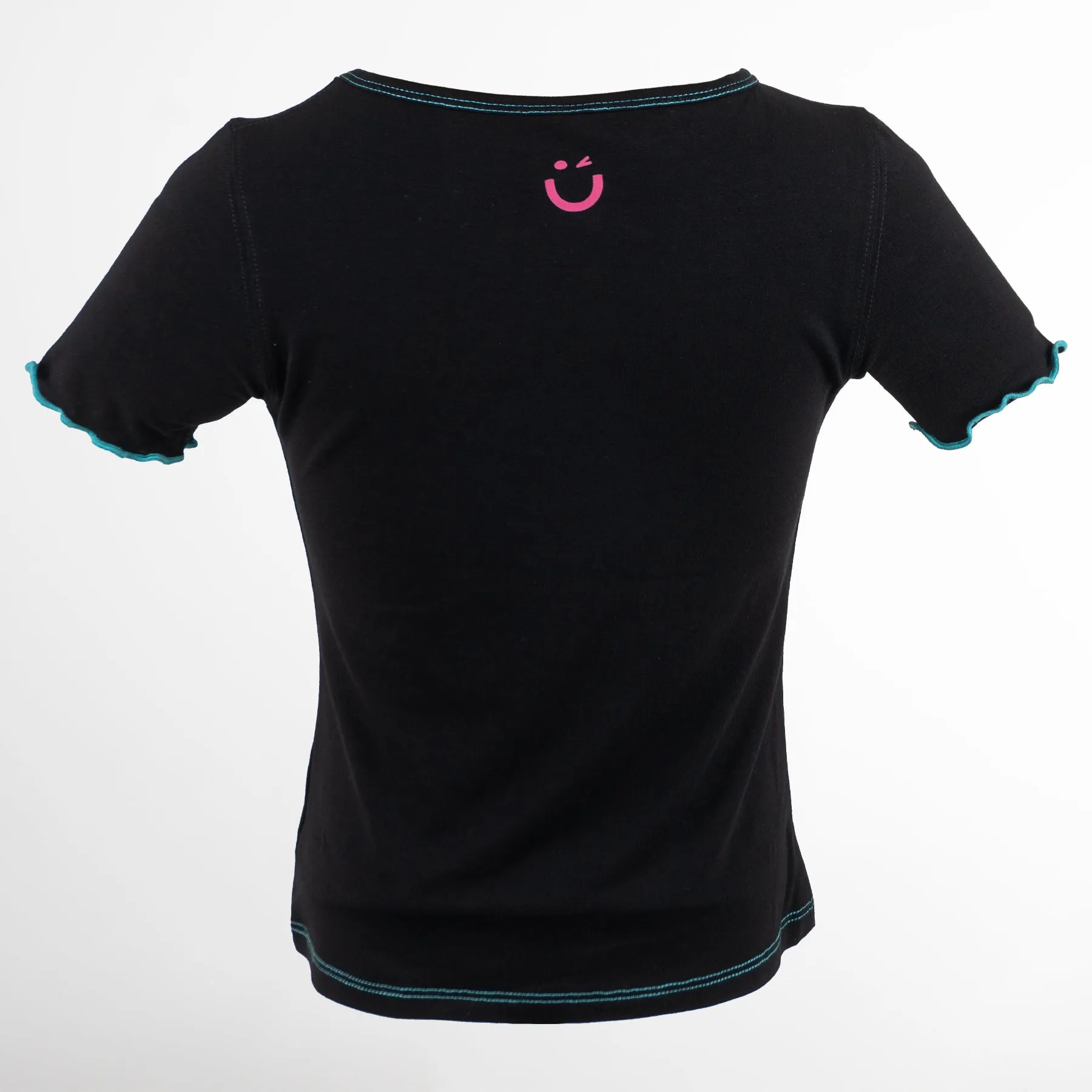 Playera estampada con aplicación de pedrería para niña - Modelo PETROVSKI