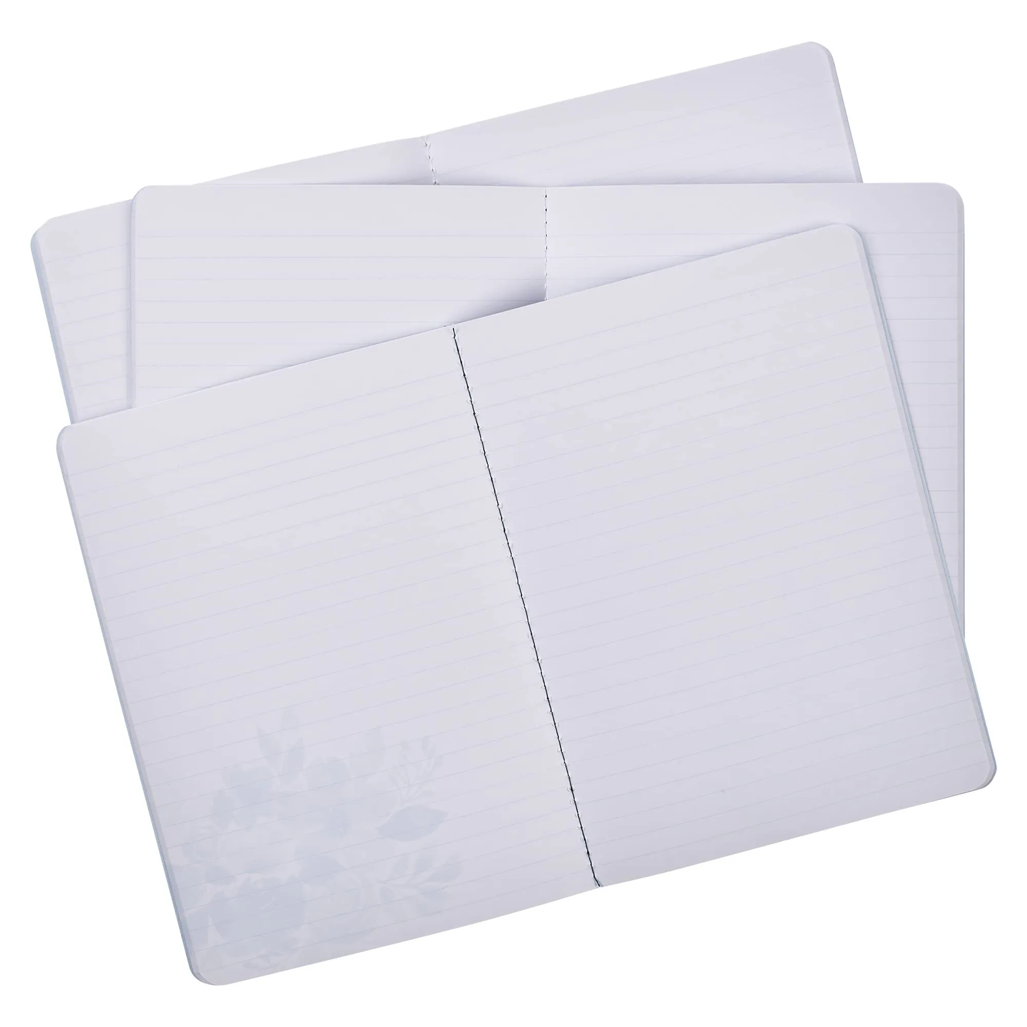STRENGTH BLUE FLORAL LARGE NOTEBOOK SET- PSALM 28:7