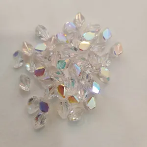 Swarovski Cubist bead 8mm Crystal AB ud